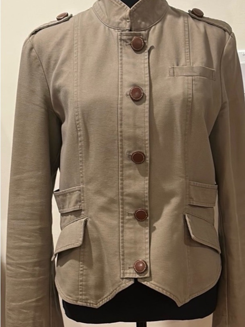 Armani Collezioni Women's Utility-Style Button Front Jacket